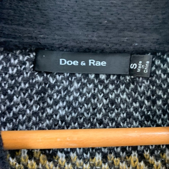 NWOT Doe and Rae Open Front Oversized Sweater Size Small - Picture 6 of 13